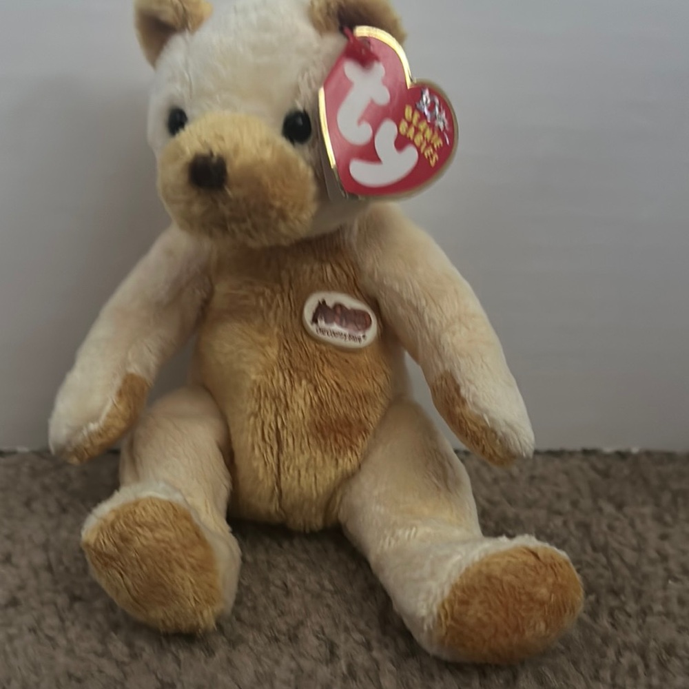 Ty Beanie Baby Brown Bear Plush